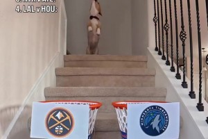 萌狗预测季后赛第一天获胜的队伍：骑士森林狼尼克斯火箭😯